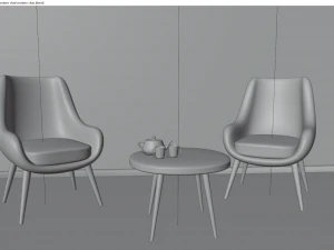 cadeira moderna Modelo 3D