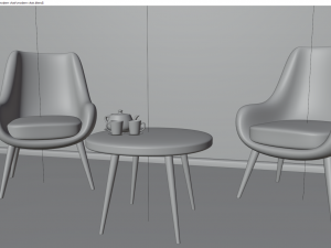 modern chair Model 3D