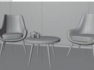 cadeira moderna Modelo 3D