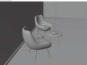 modern chair Model 3D