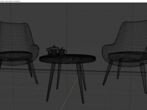 modern chair Model 3D