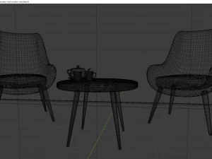 cadeira moderna Modelo 3D