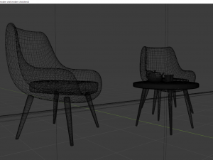 modern chair Model 3D