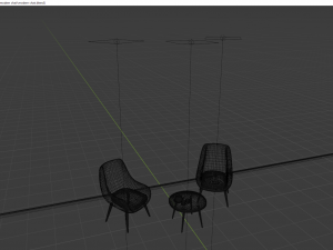 modern chair Model 3D