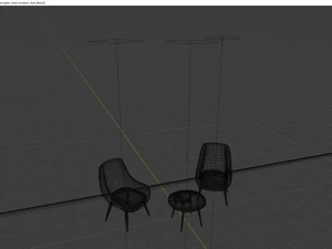 cadeira moderna Modelo 3D