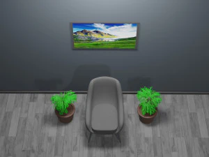 modern chair 3D Model