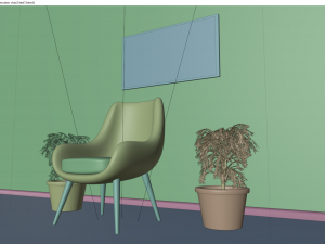 modern chair 3D Model