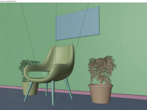 modern chair 3D Model