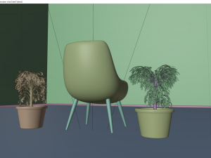 modern chair 3D Model