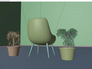 modern chair 3D Model