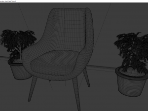 modern chair 3D Model