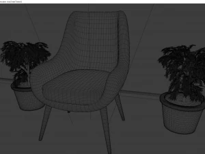 modern chair 3D Model
