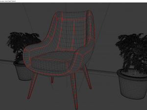 modern chair 3D Model