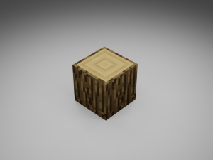 minecraft block Model 3D