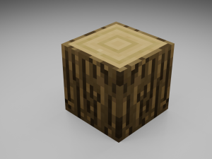 minecraft block Model 3D
