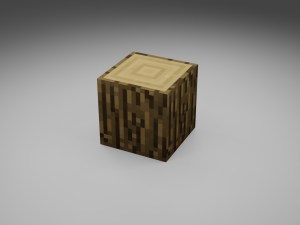 minecraft block Model 3D