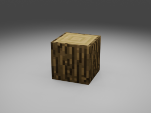minecraft block Model 3D