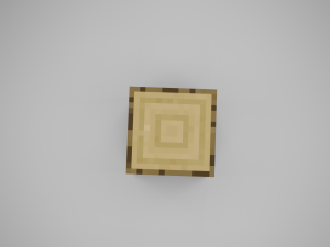minecraft block Model 3D
