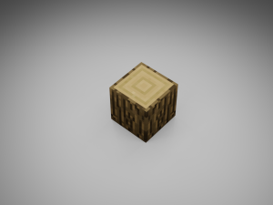 minecraft block Model 3D