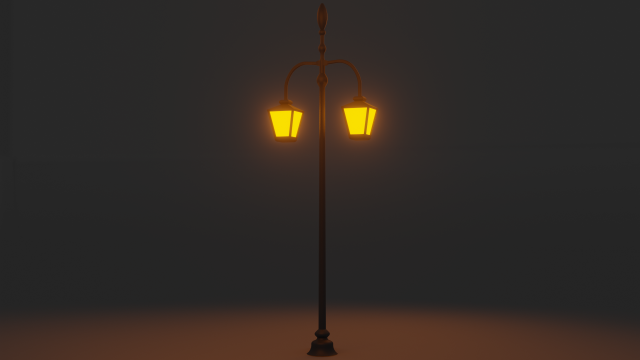 street lamp 3Dモデル .c4d .max .obj .3ds .fbx .stl .blend 