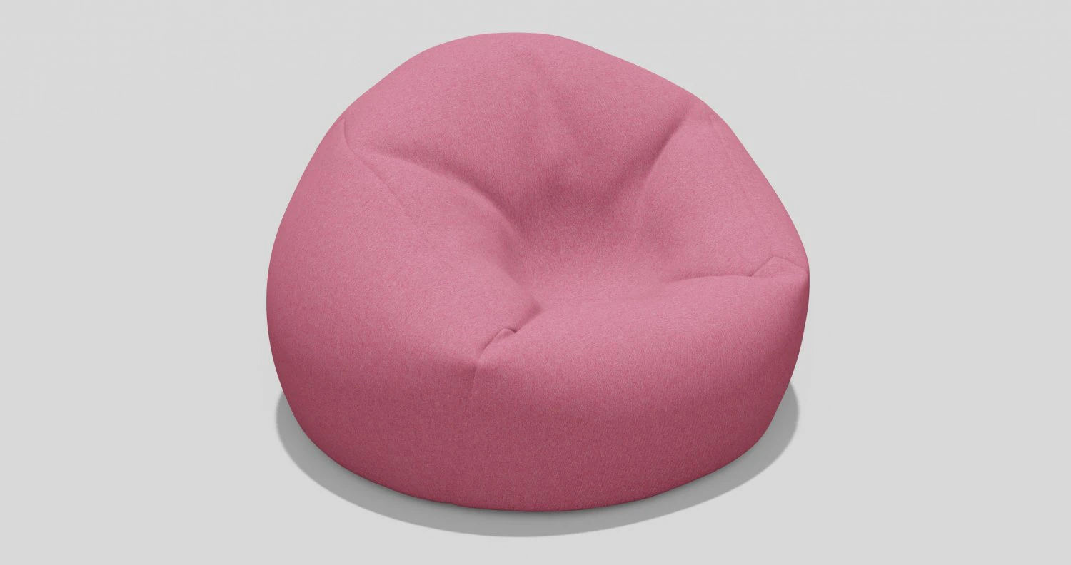 beanbag 3D Model .c4d .max .obj .3ds .fbx .stl .blend 