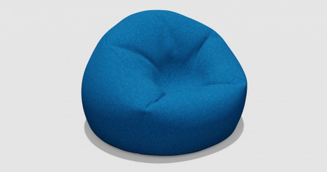 beanbag Modelo 3D .c4d .max .obj .3ds .fbx .stl .blend 