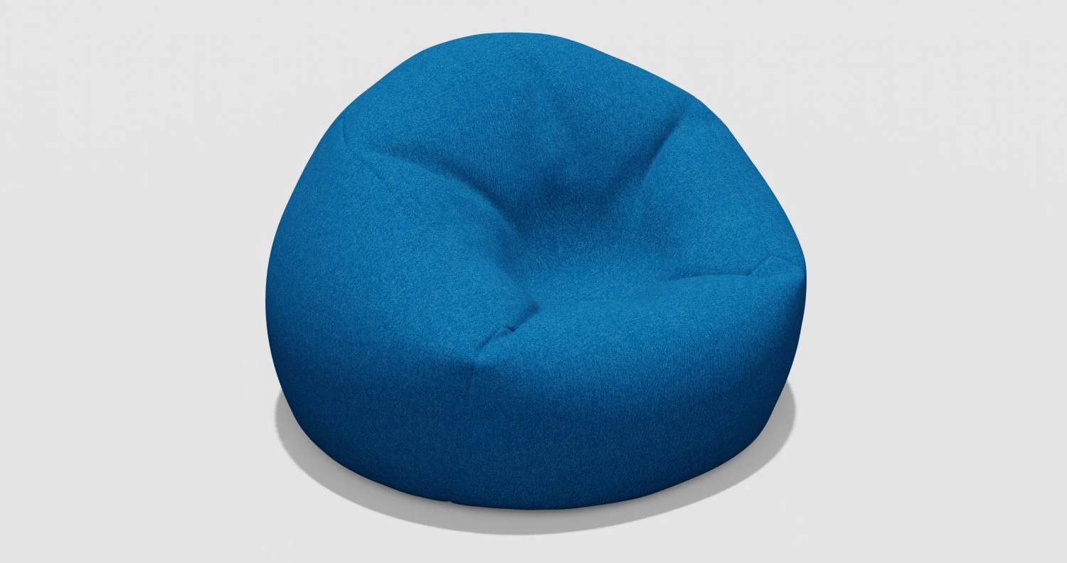 beanbag 3D Model .c4d .max .obj .3ds .fbx .stl .blend