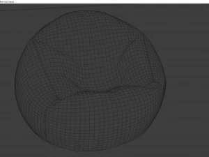 फलियों का थैला 3D मॉडल