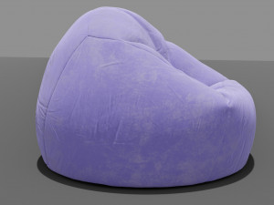 beanbag Modello 3D