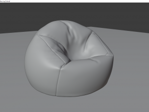 beanbag Modello 3D