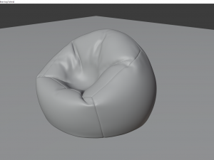 beanbag Modello 3D