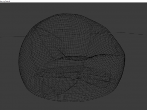 beanbag Modello 3D