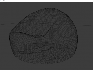 beanbag Modello 3D