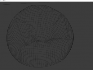 beanbag Modello 3D