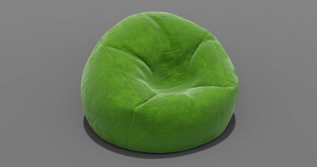 beanbag Model 3D .c4d .max .obj .3ds .fbx .stl .blend 