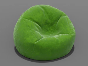 крісло-мішок 3D Модель