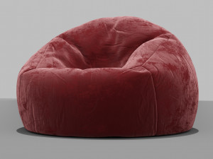 beanbag 3D मॉडल