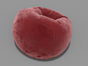 beanbag 3D मॉडल