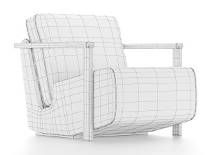 Franck Armchair Haymann Model 3D
