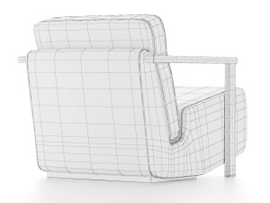 Franck Armchair Haymann Model 3D
