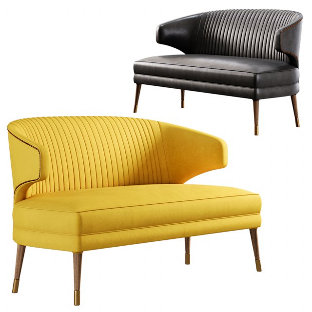 IBIS SOFA BY BRABBU 3D Model .c4d .max .obj .3ds .fbx .stl .blend 
