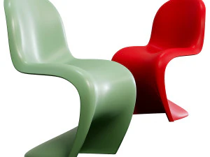 Silla Vitra Panton Modelo 3D
