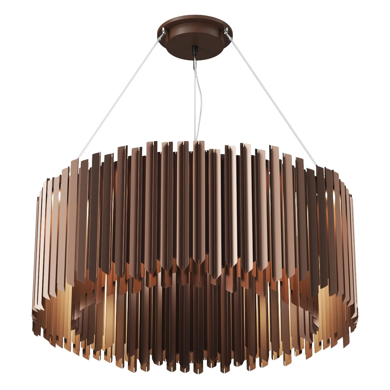 Tom Kirk Tiered Facet Chandelier 3D Model .c4d .max .obj .3ds .fbx .stl .blend