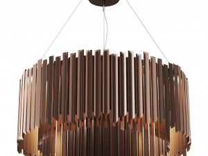 Tom Kirk Tiered Facet Chandelier 3D Model