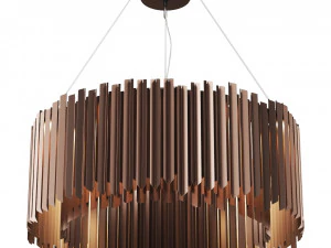 L&aacute;mpara de ara&ntilde;a facetada escalonada de Tom Kirk Modelo 3D