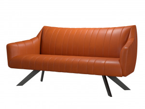 Rubie Lounge Couch 3D Model