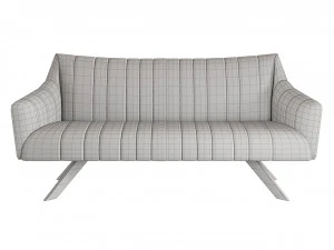 Rubie Lounge Couch 3D Model
