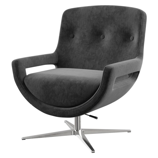 Eichholtz Flavio Chair 3D Model .c4d .max .obj .3ds .fbx .stl .blend 