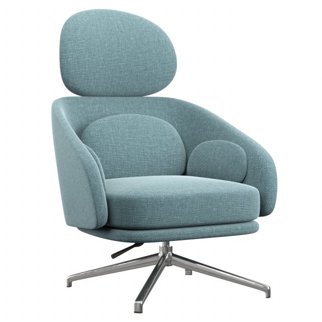 Saba Italia Armchair 3D Модель .c4d .max .obj .3ds .fbx .stl .blend 