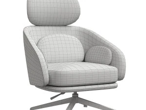 Saba Italia Armchair 3D Model